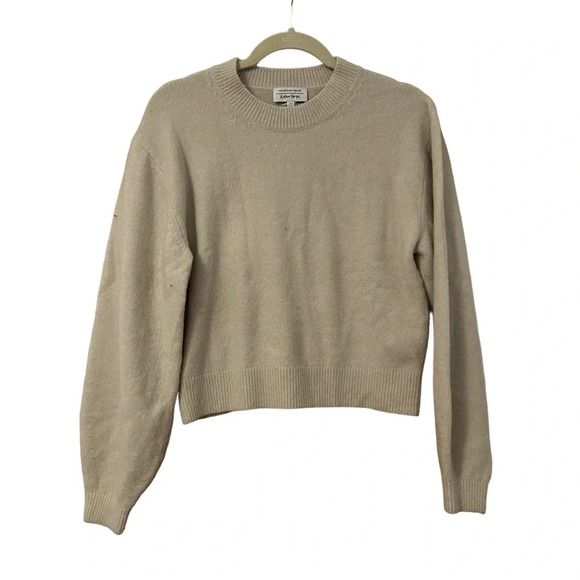 & OTHER STORIES WOOL BLEND BEIGE SWEATER - Picture 1 of 4
